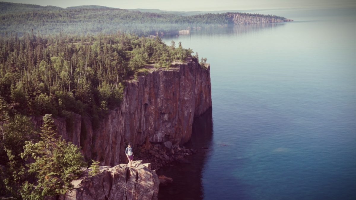 Cliffs overlooking Lake Superior