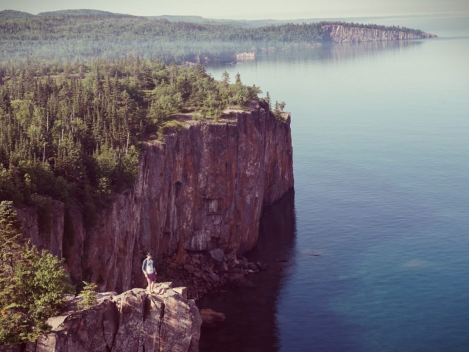 Cliffs overlooking Lake Superior